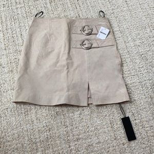 Blank NYC leather skirt